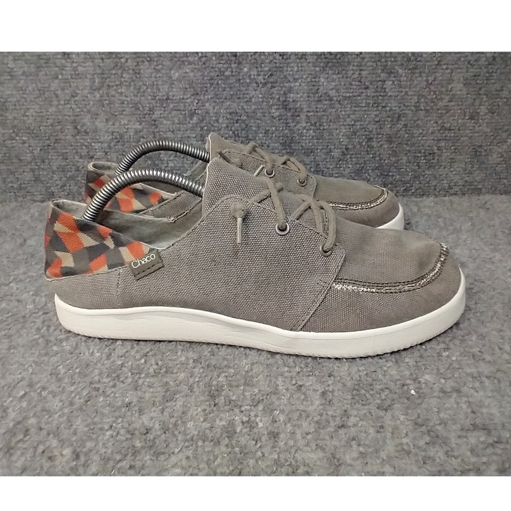 Chaco Paonia Slip On Shoes Mens Size 9 Olive Green Canvas Geometric JCH108537